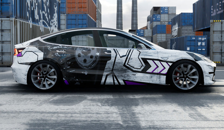 Mallcas™  Mecha Custom Printed Vinyl Wrap