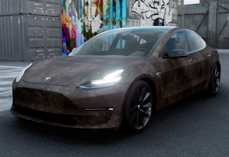 Mallcas™  Rust Custom Printed Vinyl Wrap