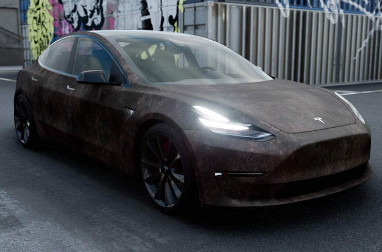 Mallcas™  Rust Custom Printed Vinyl Wrap