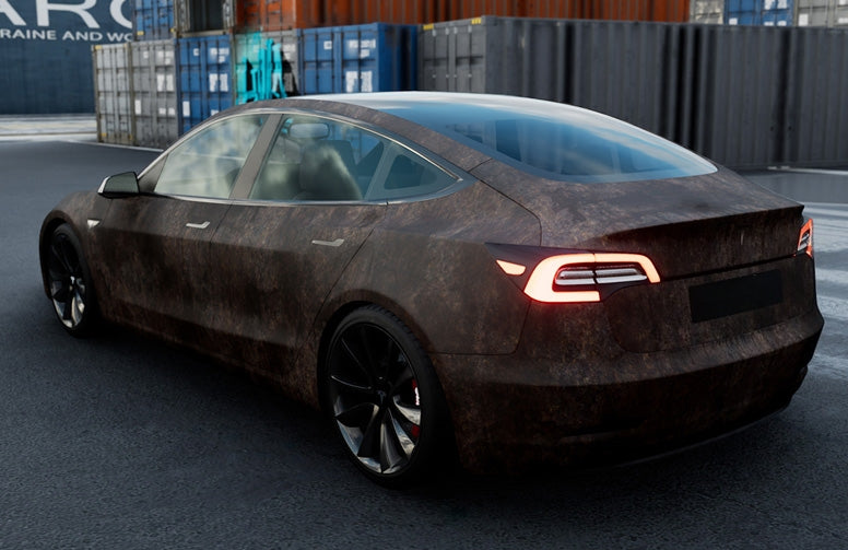 Mallcas™  Rust Custom Printed Vinyl Wrap