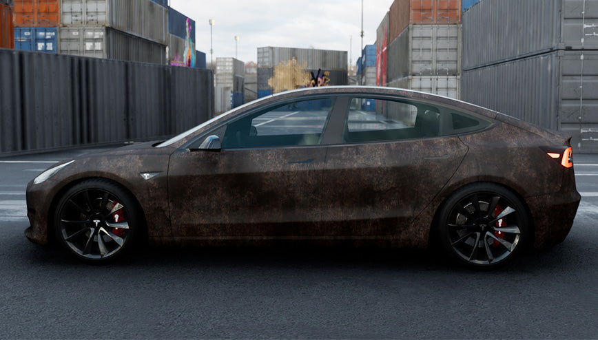 Mallcas™  Rust Custom Printed Vinyl Wrap