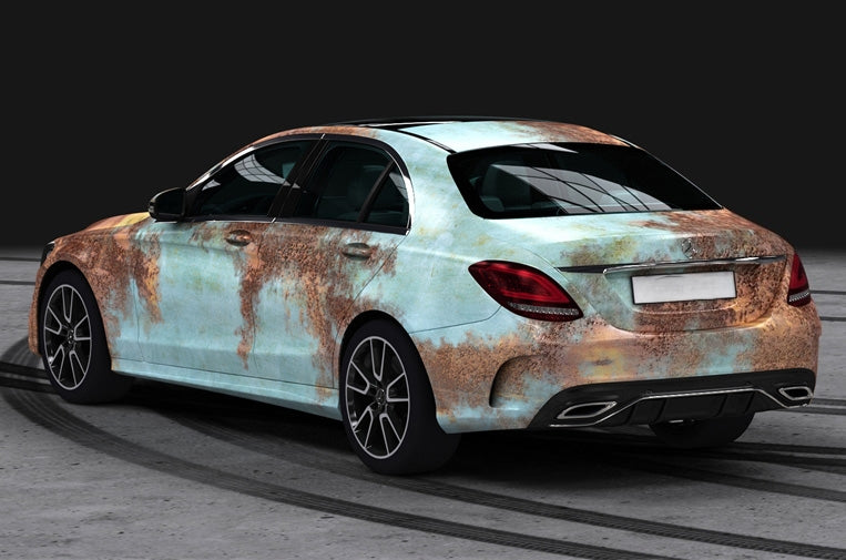 Mallcas™  Rust Custom Printed Vinyl Wrap
