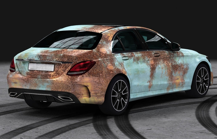 Mallcas™  Rust Custom Printed Vinyl Wrap