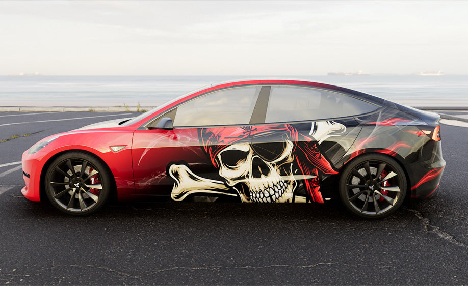 Mallcas™ Pirate Custom Printed Vinyl Wrap