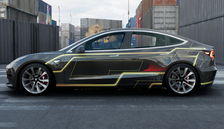 Mallcas™ Mobile Gear Custom Printed Vinyl Wrap