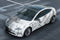 Mallcas™ Black White Marble Custom Printed Vinyl Wrap