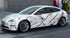 Mallcas™ Black White Marble Custom Printed Vinyl Wrap
