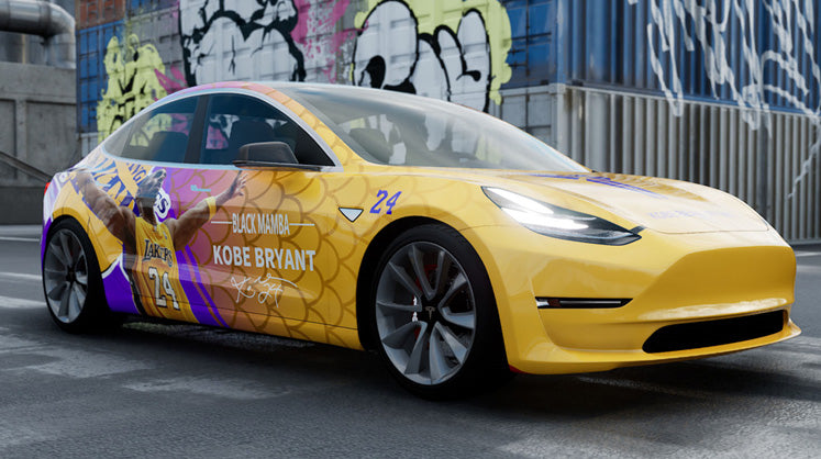 Mallcas™ Kobe Custom Printed Vinyl Wrap