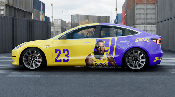 Mallcas™ LeBron Custom Printed Vinyl Wrap