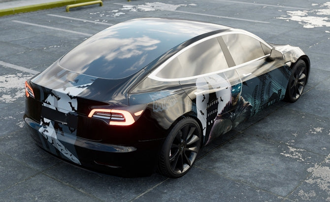 Mallcas™ Batman Custom Printed Vinyl Wrap