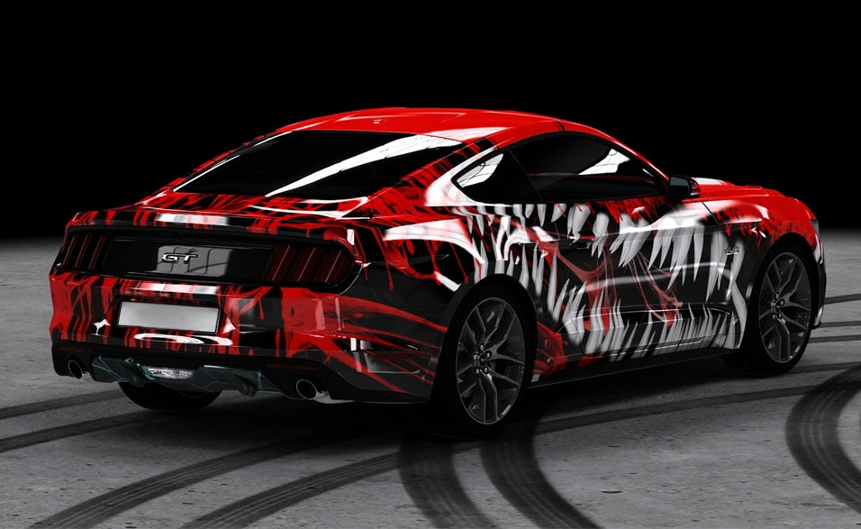 Mallcas™ Venom Teeth Custom Printed Vinyl Wrap