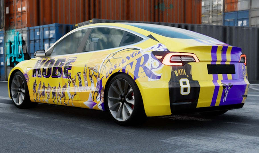 Mallcas™ Kobe Custom Printed Vinyl Wrap
