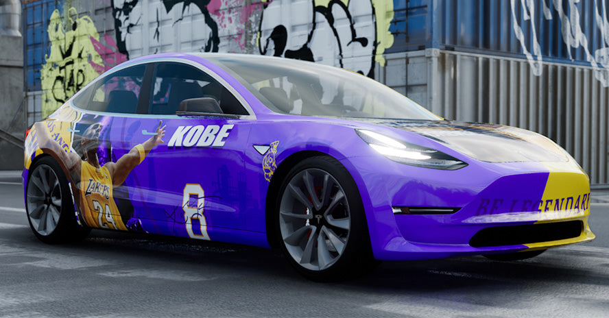 Mallcas™ Kobe Custom Printed Vinyl Wrap