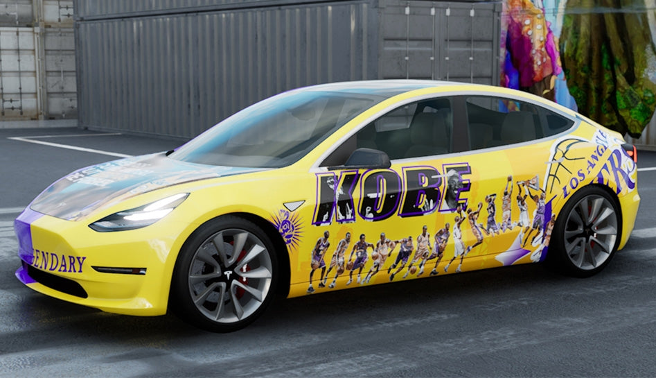 Mallcas™ Kobe Custom Printed Vinyl Wrap
