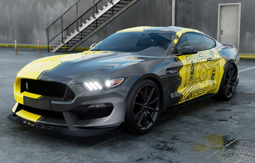 Mallcas™ Mechanical Flywheel Custom Printed Vinyl Wrap