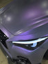 Mallcas™ Color Shift Satin Gray Purple Vinyl Wrap (PET Liner)