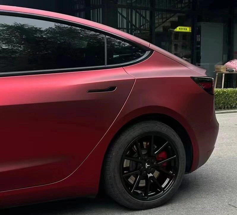 Mallcas™ Super Matte Romance Red Vinyl Wrap (PET Liner)