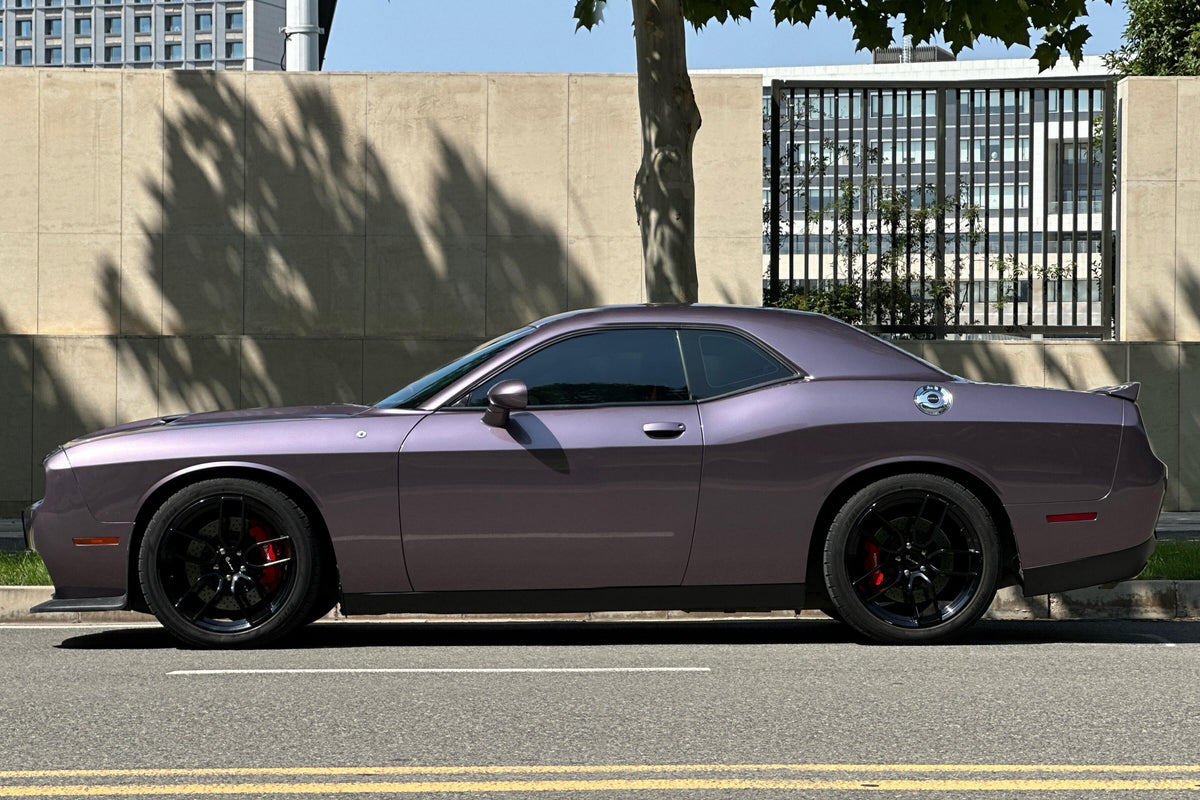 Mallcas™ Glossy Metallic Midsummer Purple Vinyl Wrap (PET Liner)