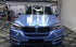 Mallcas™ Matte Pure Metal Mist Blue Vinyl Wrap (PET Liner)