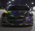 Mallcas™ Holographic Chrome Black Vinyl wrap (PET Liner)