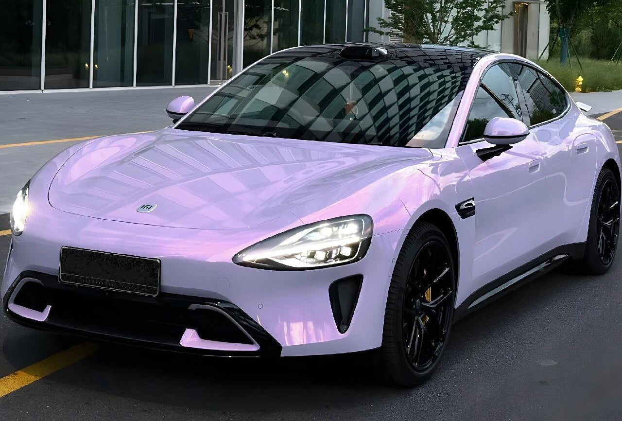 Mallcas™ Gloss Dreamy Enchanted Pink Vinyl Wrap (PET Liner)