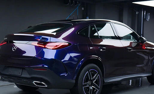Mallcas™ Glossy Color Shift Spectrum Dark Blue Purple Vinyl Wrap