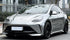 Mallcas™ Glossy Liquid Metallic Fluorescein Silver Vinyl Wrap (PET Liner)