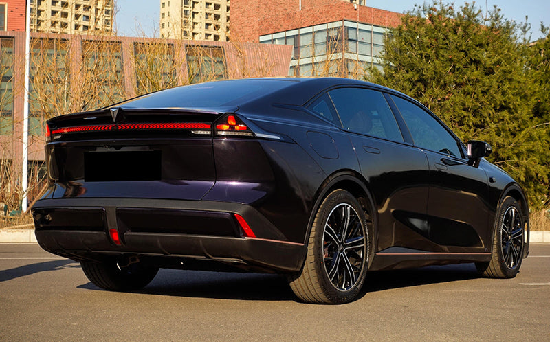 Mallcas™ Glossy Galaxy Dust Midnight Purple Vinyl Wrap (PET Liner)