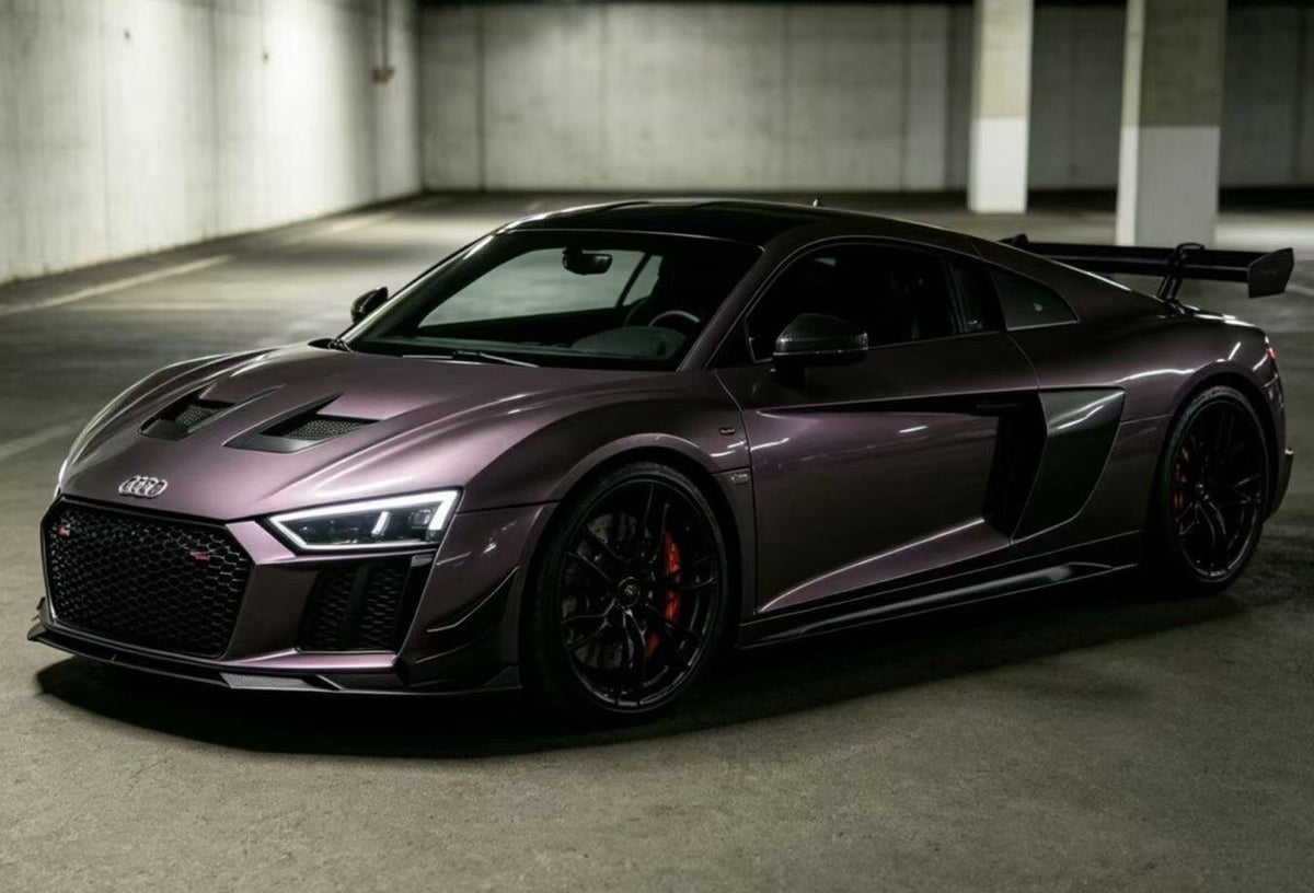 Mallcas™ Glossy Metallic Lebron Purple Vinyl Wrap (PET Liner)