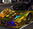 Mallcas™ Holographic Chrome Gold Vinyl Wrap (PET Liner)