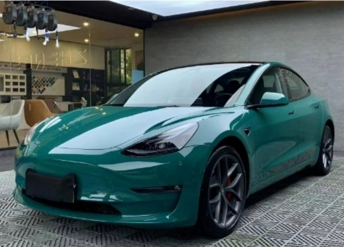 Mallcas™ Glossy Windstorm Green Vinyl Wrap