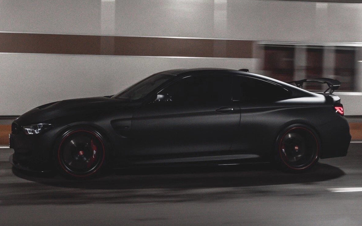 Mallcas™ Super Matte Black Vinyl Wrap (PET Liner)