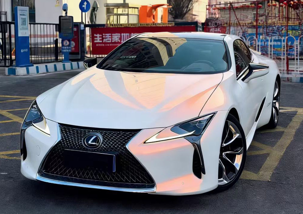 Mallcas™ Gloss Technology White Orange Vinyl Wrap (PET Liner)