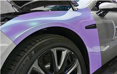 Mallcas™ Mallcas™ Glossy Dreamy Purple Green Vinyl Wrap (PET Liner)