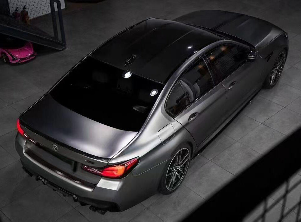 Mallcas™ Matte Chrome Grey Vinyl Wrap (PET Liner)