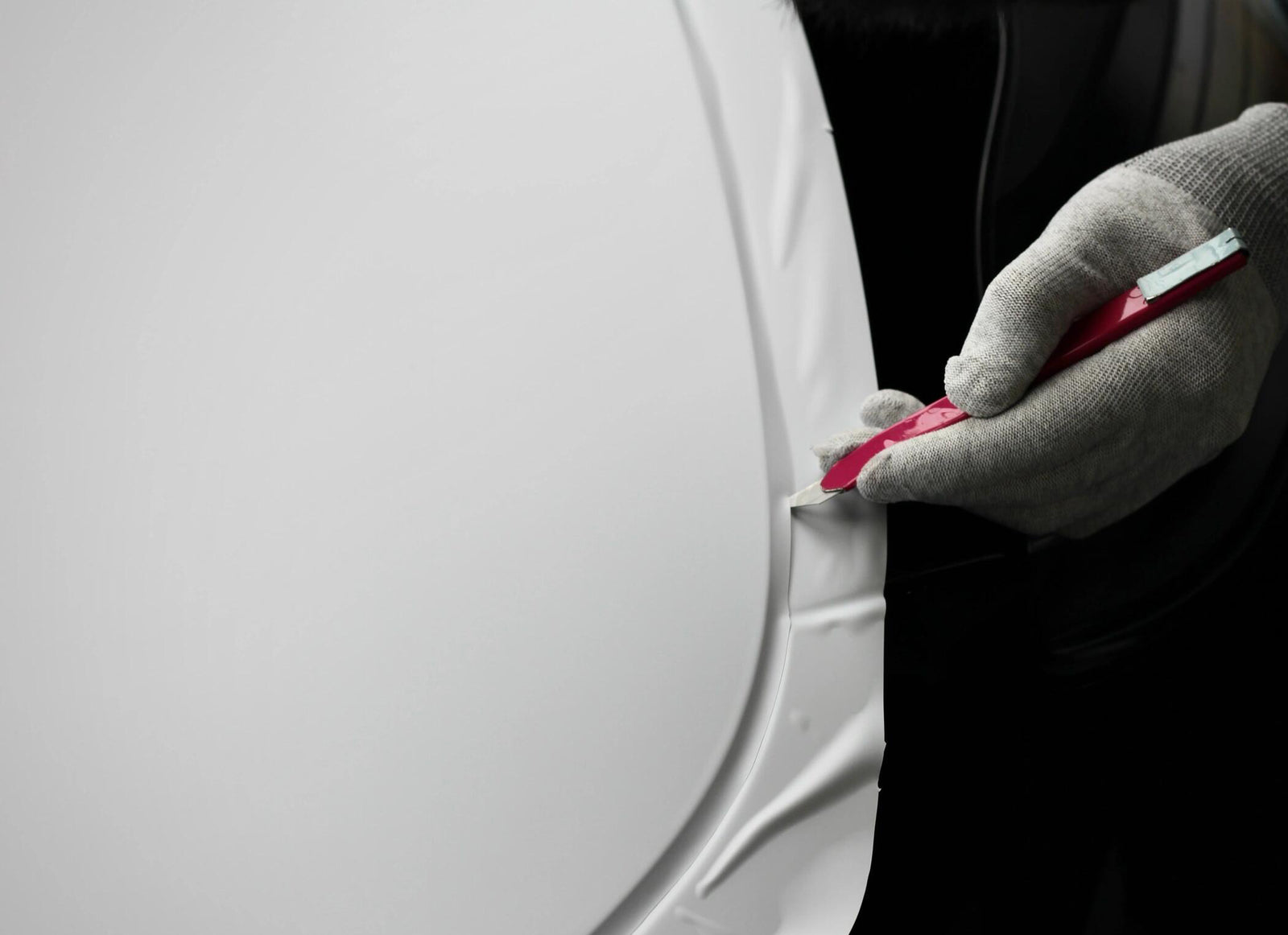 Mallcas™ Ultimate Flat Pure White Vinyl Wrap (PET Liner)
