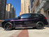 Mallcas™ Ultra Gloss Metallic Glitter Black Purple Vinyl Wrap (PET Liner)