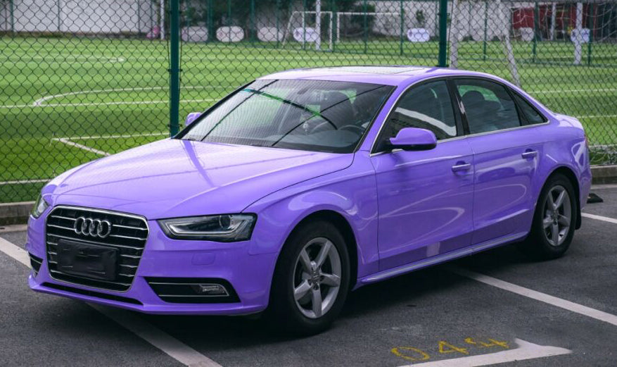Mallcas™ Glossy Lavender Purple Vinyl Wrap (PET Liner)