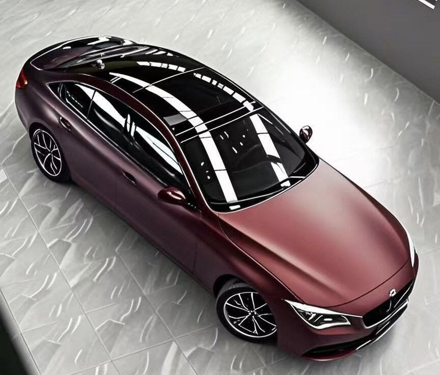 Mallcas™ Matte Ancora Red Vinyl Wrap (PET Liner)