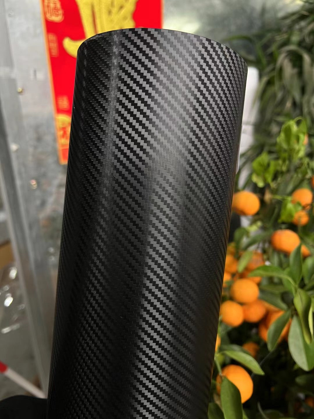 Mallcas™ 3D Matte Carbon Fibre Vinyl Wrap (PET Liner)
