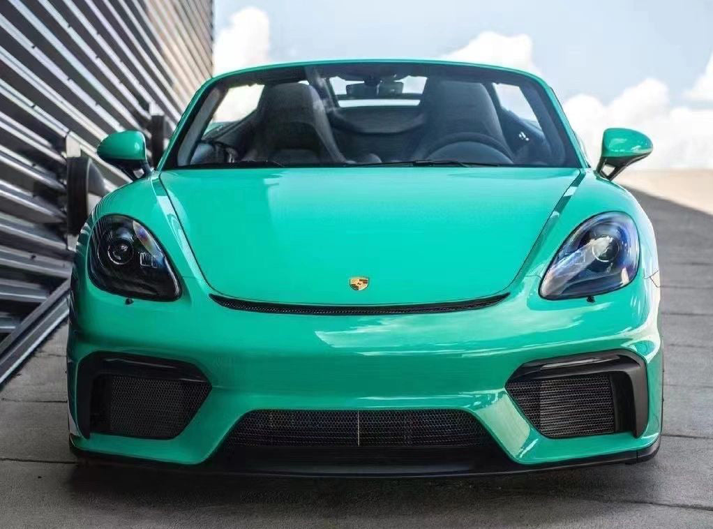 Mallcas™ Glossy Light Green Vinyl Wrap (PET Liner)