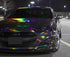 Mallcas™ Holographic Chrome Black Vinyl wrap (PET Liner)