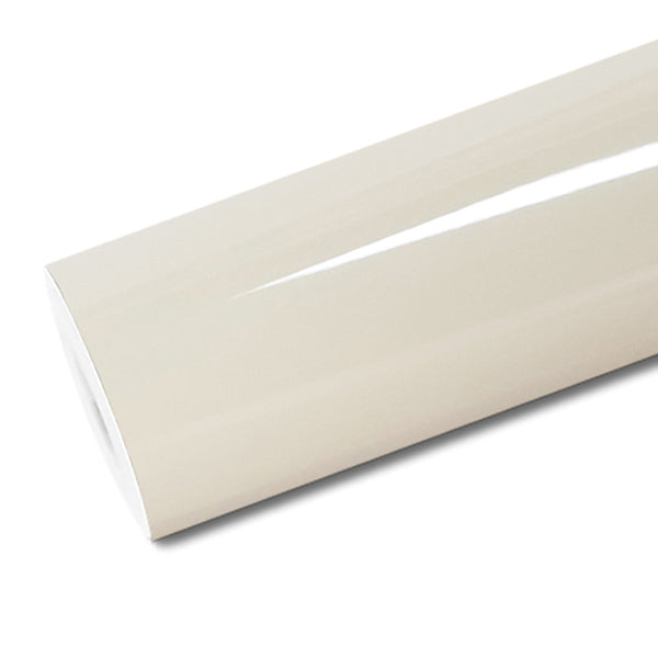 Mallcas™ Glossy Coopers White Vinyl Wrap (PET Liner)