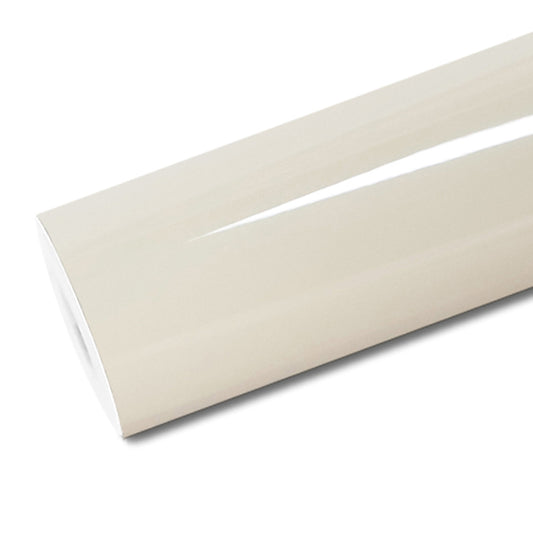 Mallcas™ Glossy Coopers White Vinyl Wrap (PET Liner)