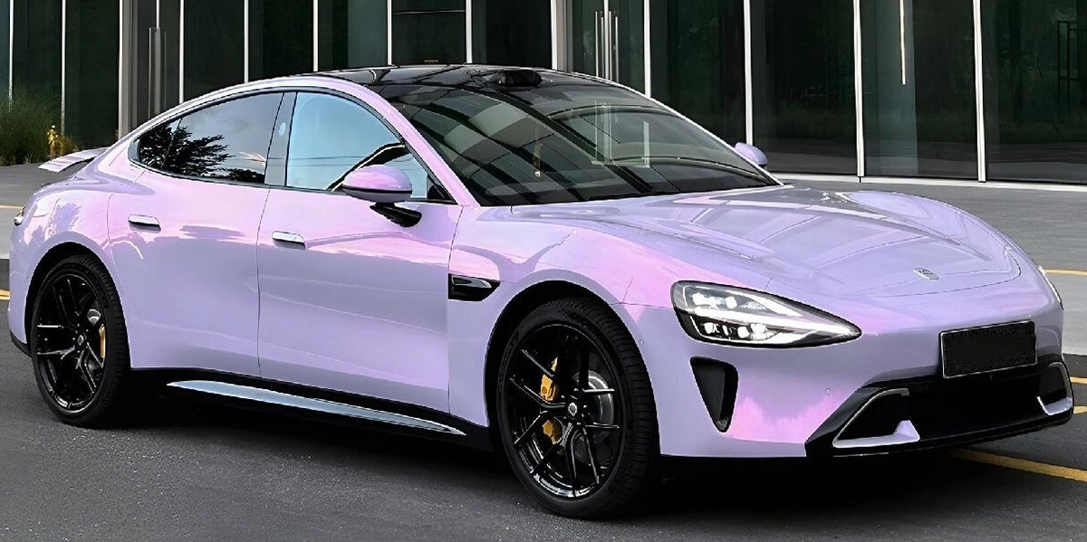 Mallcas™ Gloss Dreamy Enchanted Pink Vinyl Wrap (PET Liner)