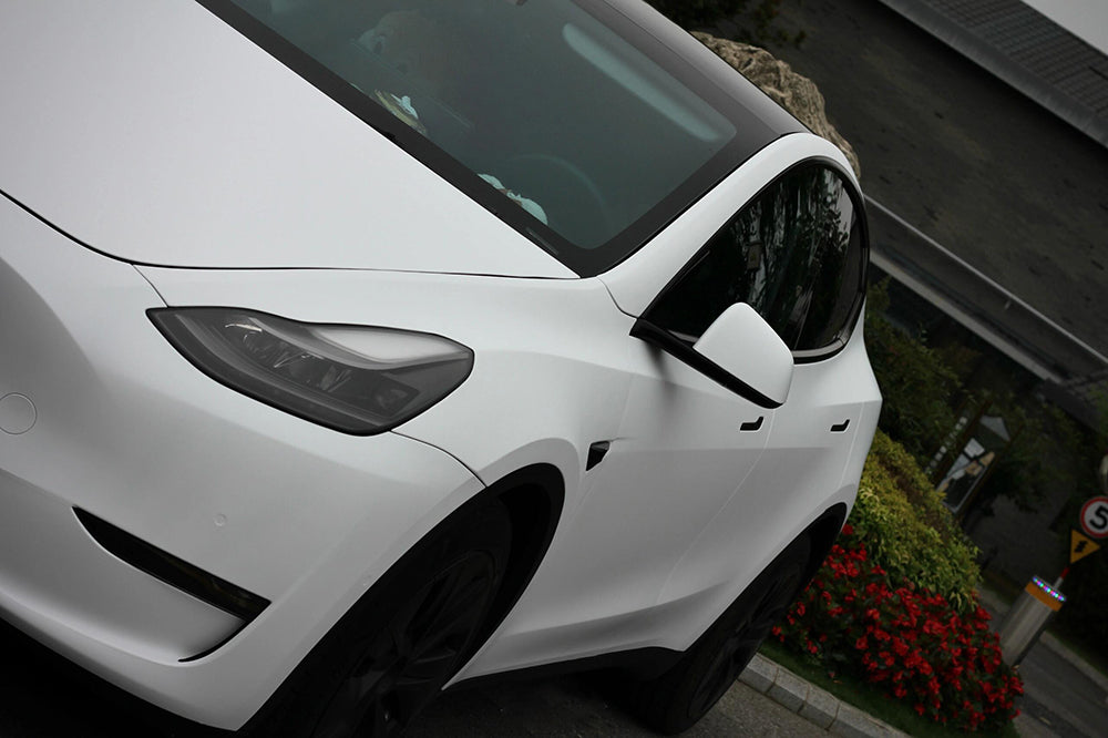 Mallcas™ Ultimate Flat Pure White Vinyl Wrap (PET Liner)