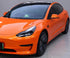 Mallcas™ Glossy Metallic Fire Orange Vinyl Wrap (PET Liner)