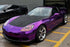 Mallcas™ Mirror Chrome Purple Vinyl Wrap (PET Liner)