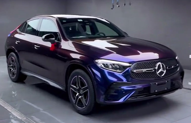 Mallcas™ Glossy Color Shift Spectrum Dark Blue Purple Vinyl Wrap