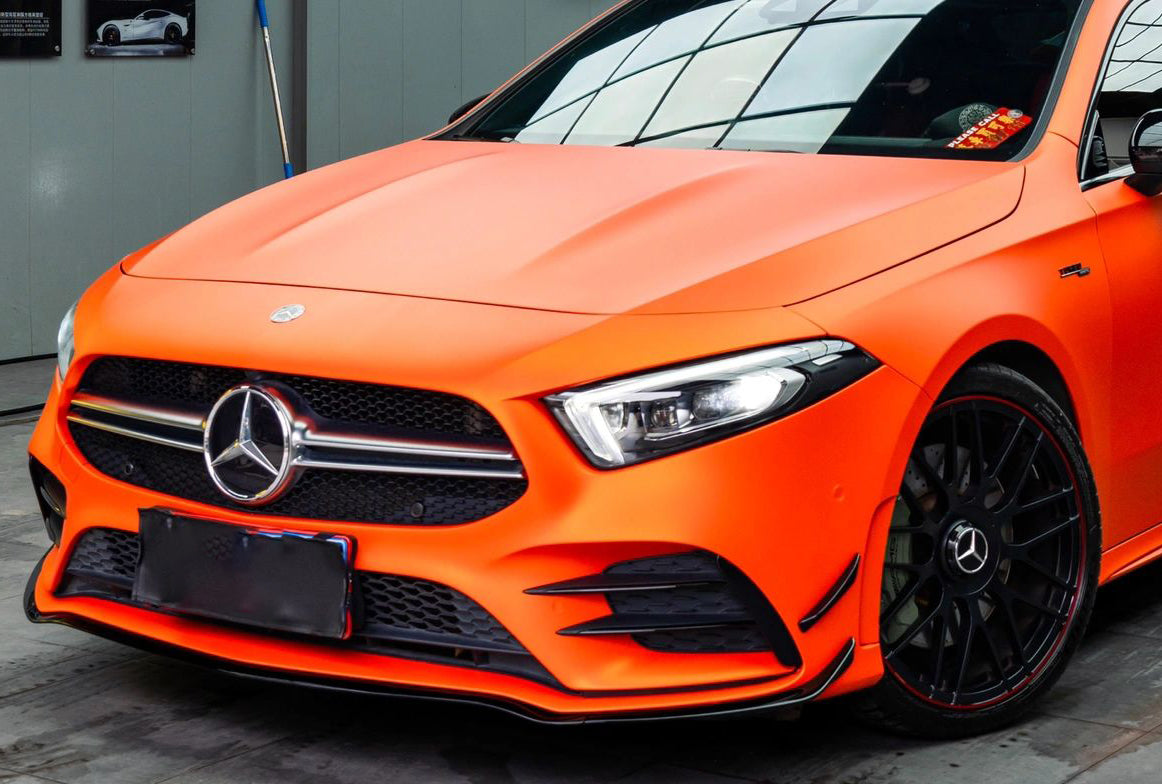 Mallcas™ Super Matte Orange Vinyl Wrap (PET Liner)
